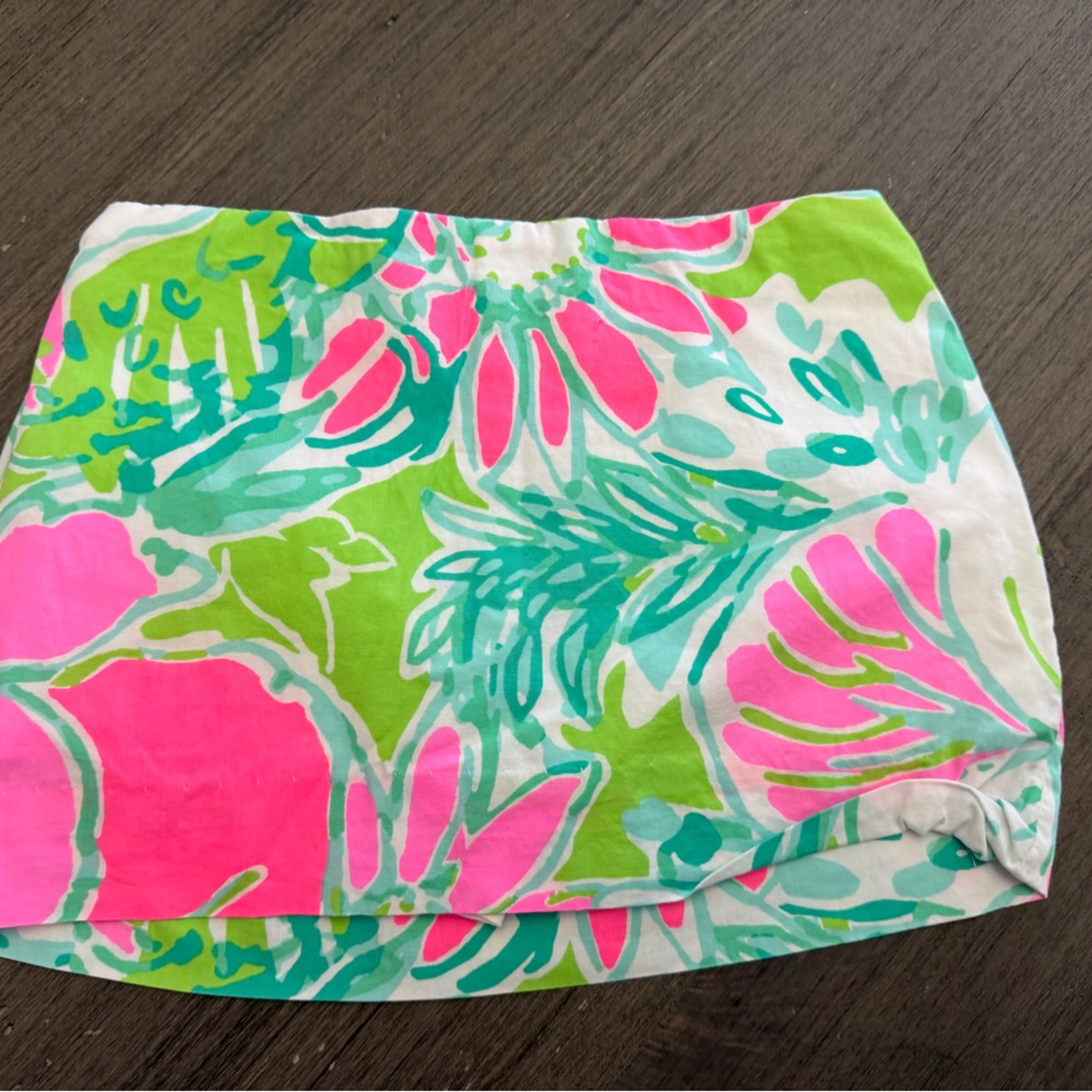 Girls Lilly Pulitzer Pink and Green Skort